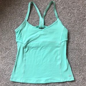 Alo Tank Top ~ Super soft! Light minty green color